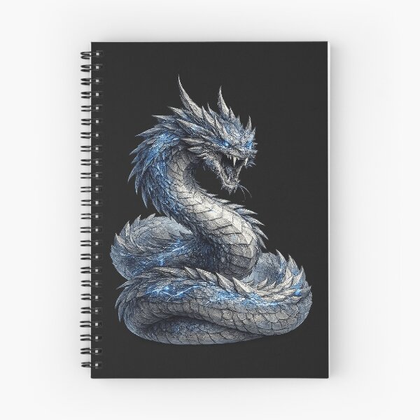 Item preview, Frost Serpent Thunder Dragon designed and sold by RosaCliftonty.