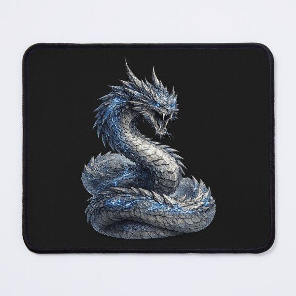 Item preview, Frost Serpent Thunder Dragon designed and sold by RosaCliftonty.
