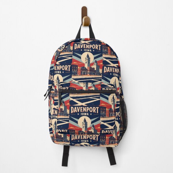 Item preview, Davenport Iowa 1950s USA Vintage Travel Tourism designed and sold by TravelersGems.