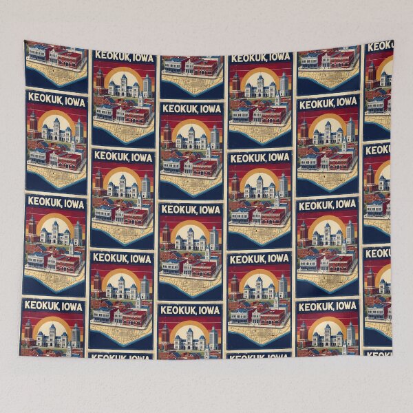Item preview, Keokuk Iowa 1950s USA Vintage Travel Tourism designed and sold by TravelersGems.