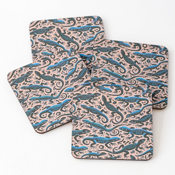 Item preview, Neon Tree Frog Pattern on Black – Tropical Frog  designed and sold by TEEJAMBOREE.