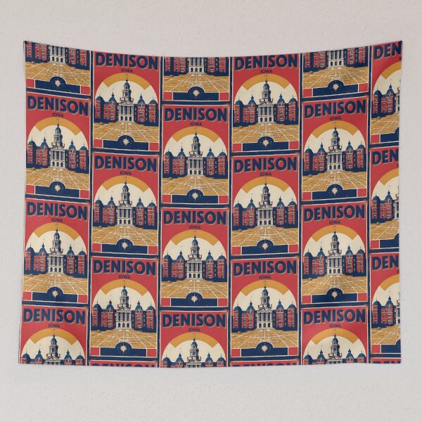 Item preview, Denison Iowa 1950s USA Vintage Travel Tourism designed and sold by TravelersGems.