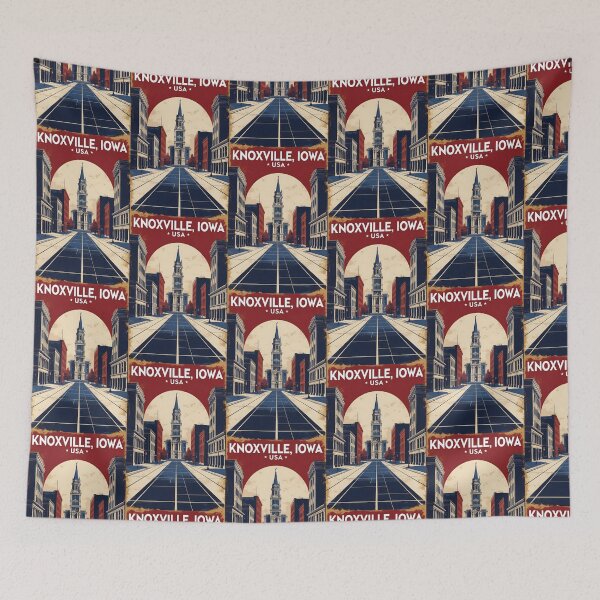 Item preview, Knoxville Iowa 1950s USA Vintage Travel Tourism designed and sold by TravelersGems.