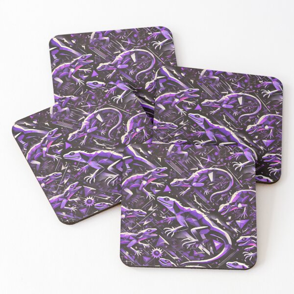 Item preview, Neon Tree Frog Pattern on Black – Tropical Frog  designed and sold by TEEJAMBOREE.