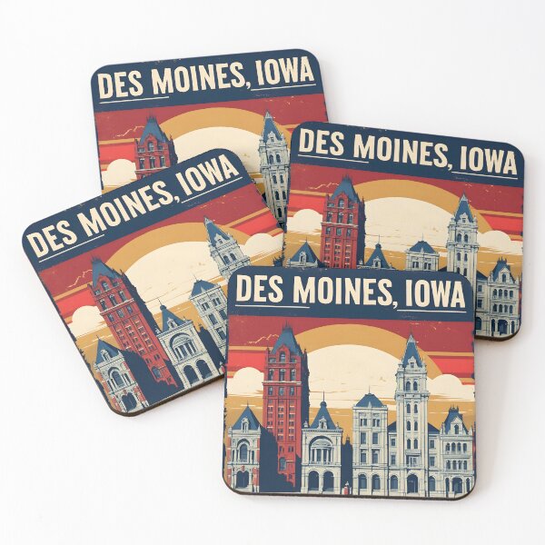 Item preview, Des Moines Iowa 1950s USA Vintage Travel Tourism designed and sold by TravelersGems.