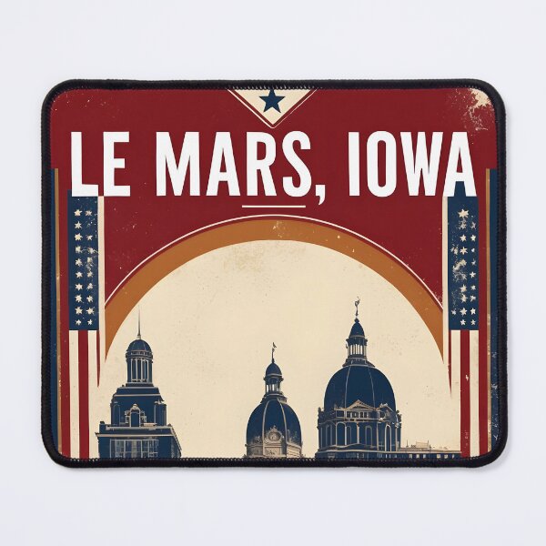 Item preview, Le Mars Iowa 1950s USA Vintage Travel Tourism designed and sold by TravelersGems.