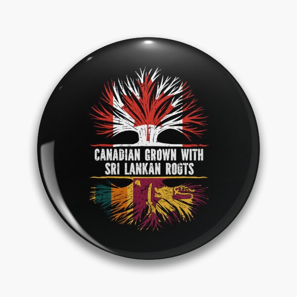Item preview, Canadian Grown with Sri Lankan Roots Canada Flag designed and sold by CosmoKitsch.