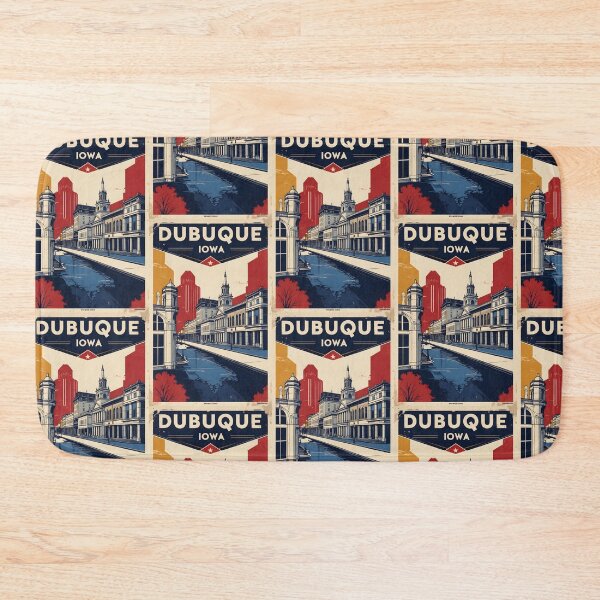 Item preview, Dubuque Iowa 1950s USA Vintage Travel Tourism designed and sold by TravelersGems.