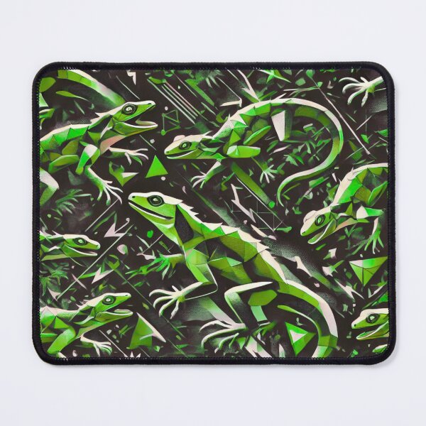 Item preview, Neon Tree Frog Pattern on Black – Tropical Frog designed and sold by TEEJAMBOREE.