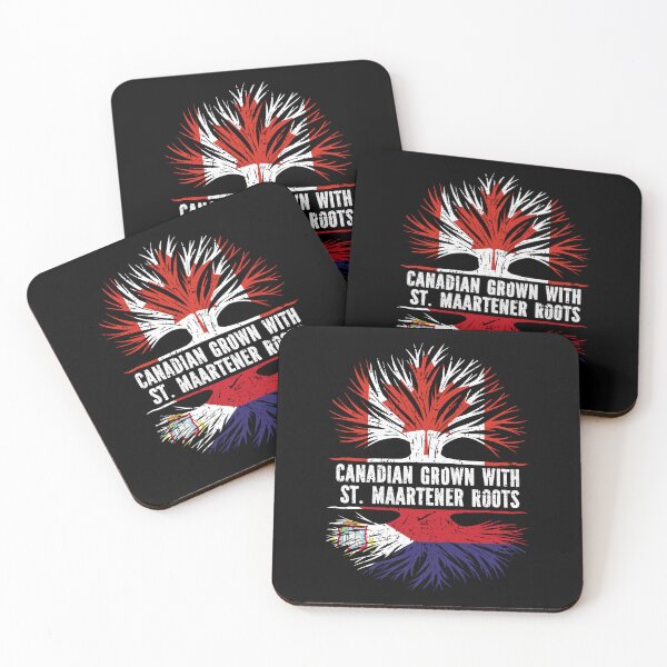 Item preview, Canadian Grown with St. Maartener Roots Canada Flag designed and sold by CosmoKitsch.