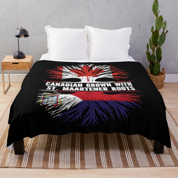 Item preview, Canadian Grown with St. Maartener Roots Canada Flag designed and sold by CosmoKitsch.