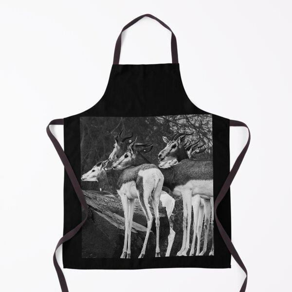 Item preview, Graceful Gazelles - Black and White Wildlife Photography designed and sold by AbulailArt.