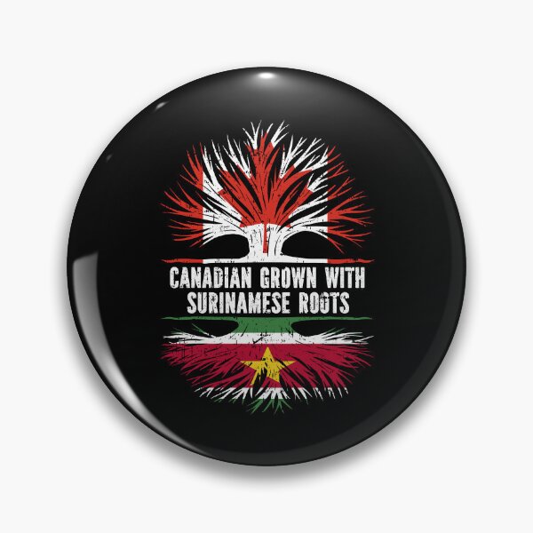 Item preview, Canadian Grown with Surinamese Roots Canada Flag designed and sold by CosmoKitsch.