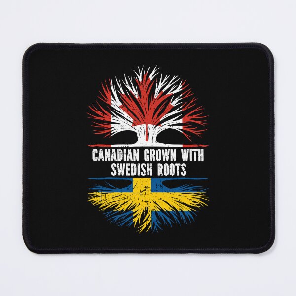 Item preview, Canadian Grown with Swedish Roots Canada Flag designed and sold by CosmoKitsch.