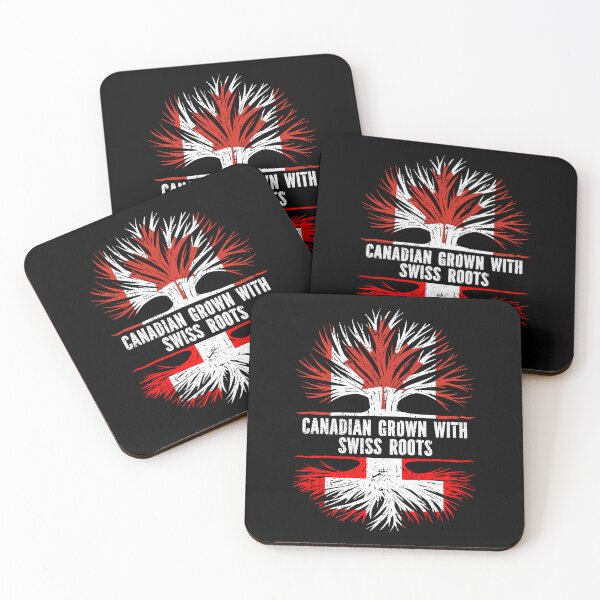 Item preview, Canadian Grown with Swiss Roots Canada Flag designed and sold by CosmoKitsch.