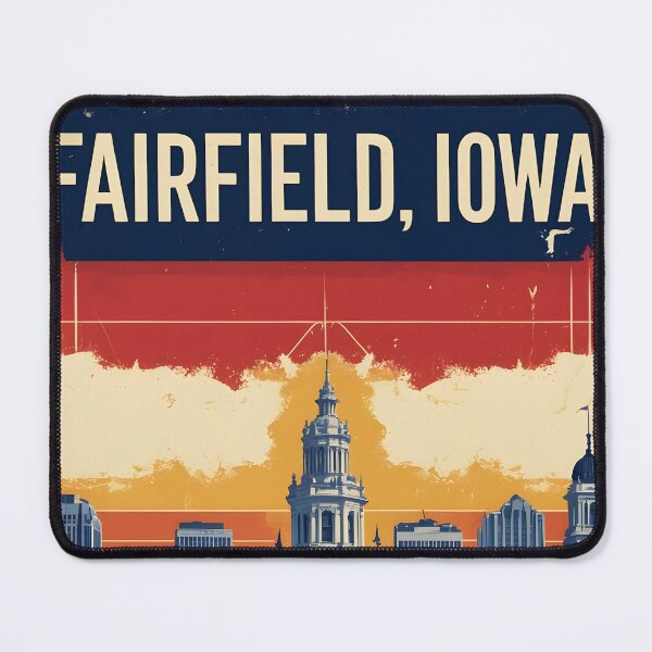 Item preview, Fairfield Iowa 1950s USA Vintage Travel Tourism designed and sold by TravelersGems.