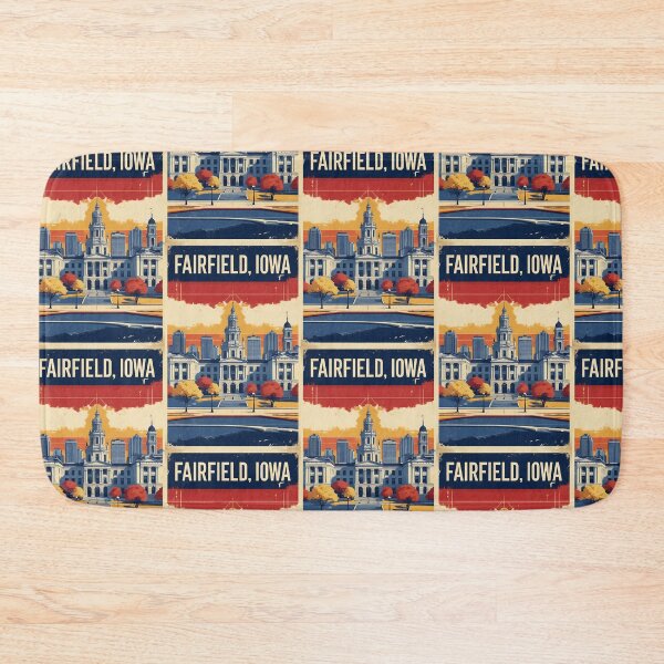 Item preview, Fairfield Iowa 1950s USA Vintage Travel Tourism designed and sold by TravelersGems.