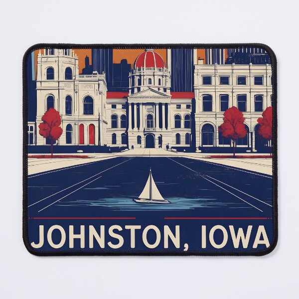 Item preview, Johnston Iowa 1950s USA Vintage Travel Tourism designed and sold by TravelersGems.