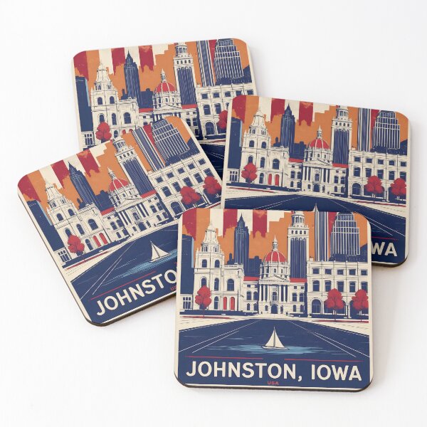 Item preview, Johnston Iowa 1950s USA Vintage Travel Tourism designed and sold by TravelersGems.