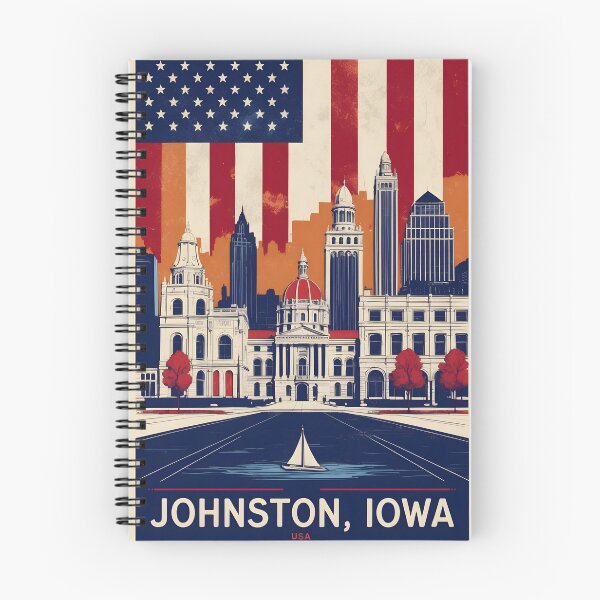 Item preview, Johnston Iowa 1950s USA Vintage Travel Tourism designed and sold by TravelersGems.