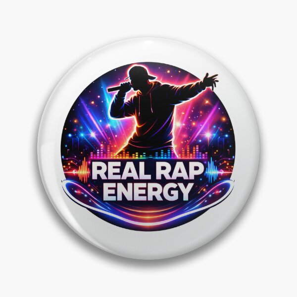 Item preview, Real Rap Energy Neon Sticker designed and sold by lorand-designs.