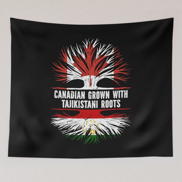 Item preview, Canadian Grown with Tajikistani Roots Canada Flag designed and sold by CosmoKitsch.