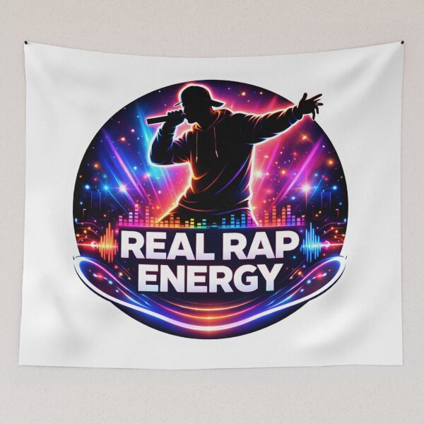 Item preview, Real Rap Energy Neon Sticker designed and sold by lorand-designs.