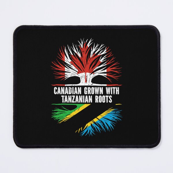 Item preview, Canadian Grown with Tanzanian Roots Canada Flag designed and sold by CosmoKitsch.