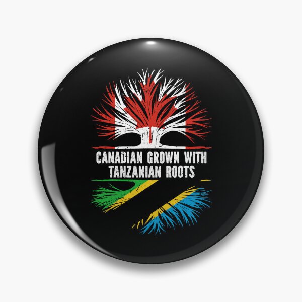 Item preview, Canadian Grown with Tanzanian Roots Canada Flag designed and sold by CosmoKitsch.