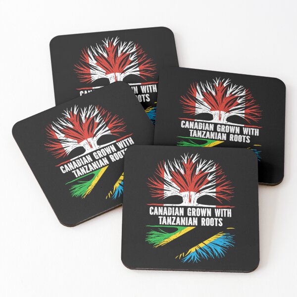 Item preview, Canadian Grown with Tanzanian Roots Canada Flag designed and sold by CosmoKitsch.