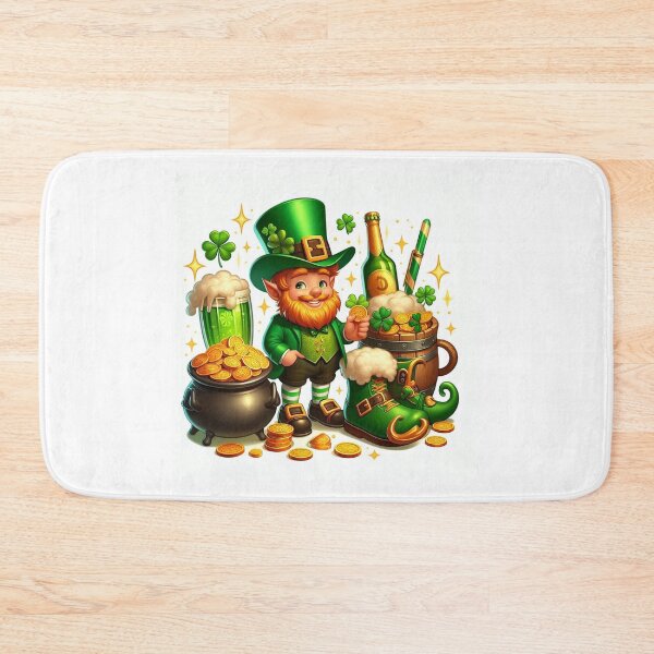 Item preview, Happy St Patrick's day, irish, irish folklore, leprechaun, shamrock, spring is here designed and sold by Coolparrotgirl.