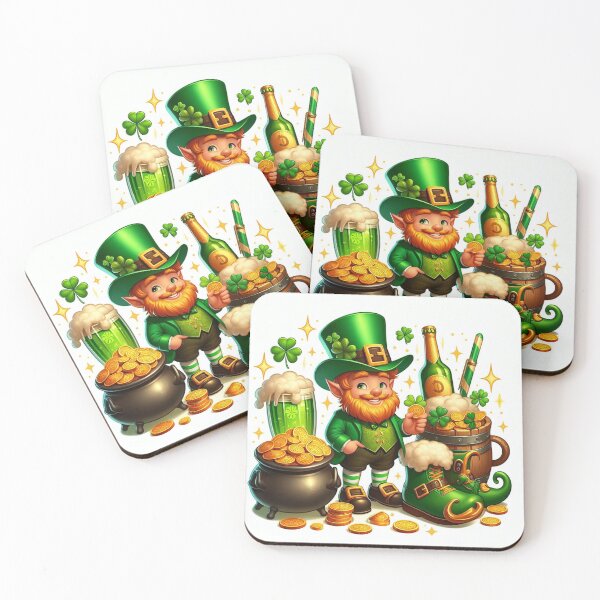 Item preview, Happy St Patrick's day, irish, irish folklore, leprechaun, shamrock, spring is here designed and sold by Coolparrotgirl.