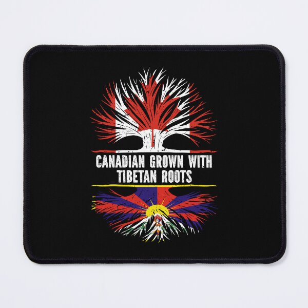 Item preview, Canadian Grown with Tibetan Roots Canada Flag designed and sold by CosmoKitsch.
