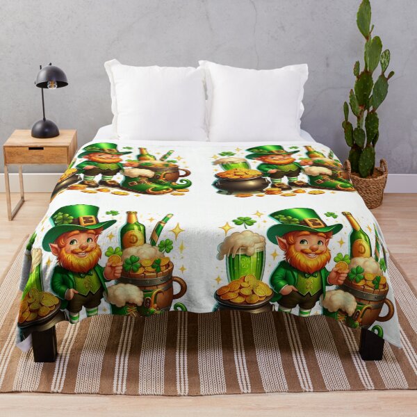 Item preview, Happy St Patrick's day, irish, irish folklore, leprechaun, shamrock, spring is here designed and sold by Coolparrotgirl.