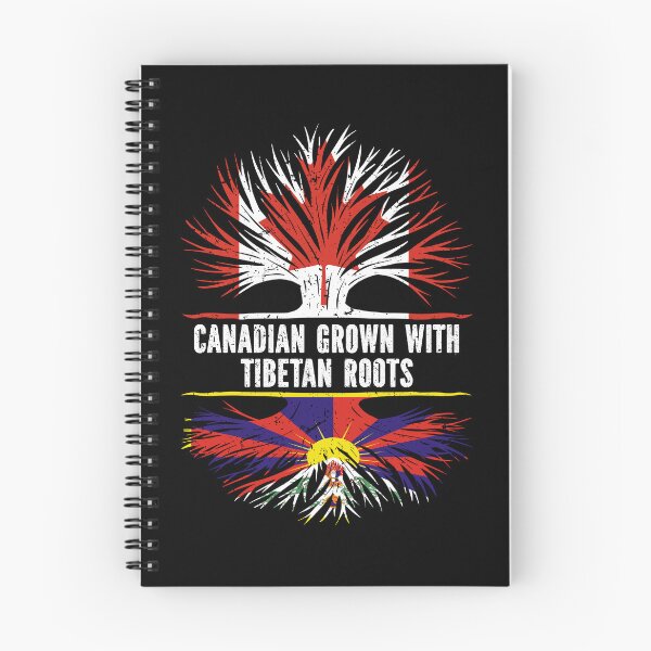 Item preview, Canadian Grown with Tibetan Roots Canada Flag designed and sold by CosmoKitsch.