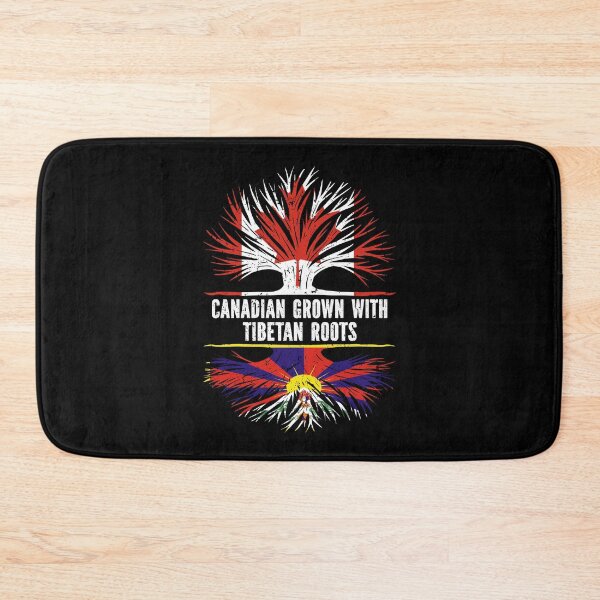 Item preview, Canadian Grown with Tibetan Roots Canada Flag designed and sold by CosmoKitsch.