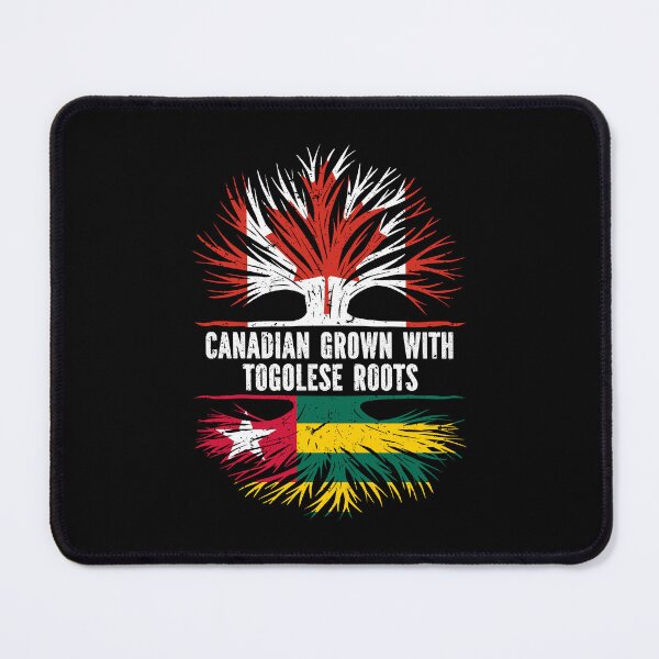 Item preview, Canadian Grown with Togolese Roots Canada Flag designed and sold by CosmoKitsch.
