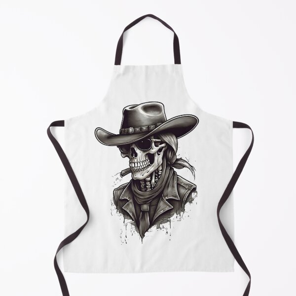 Item preview, Cowboy Skeleton, Cigar Hat, Glasses, Dark Art Western Gift, Skull designed and sold by CLC54.