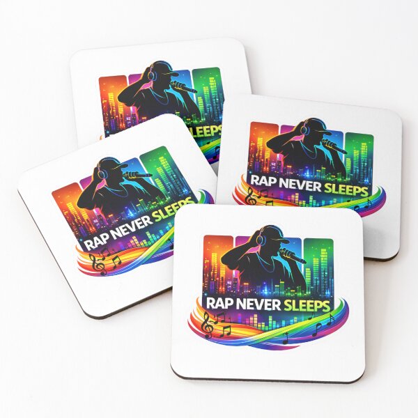 Item preview, Rap Never Sleeps Neon City designed and sold by lorand-designs.