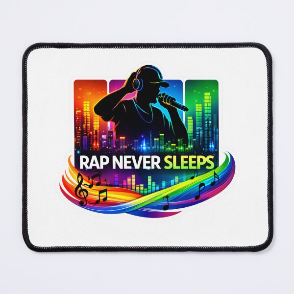 Item preview, Rap Never Sleeps Neon City designed and sold by lorand-designs.