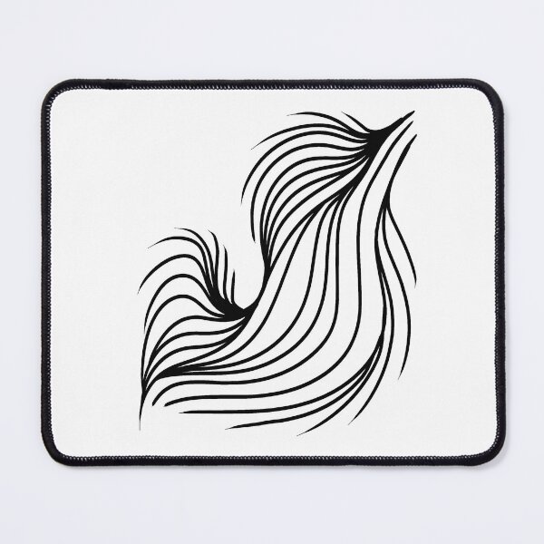 Item preview, Abstract Flow Line Art Black Minimal Design designed and sold by Jonnamirah.