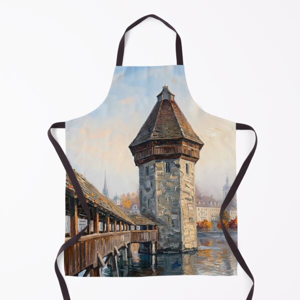 Item preview, Misty Water Tower Lucerne Old Town designed and sold by Vista Atelier.
