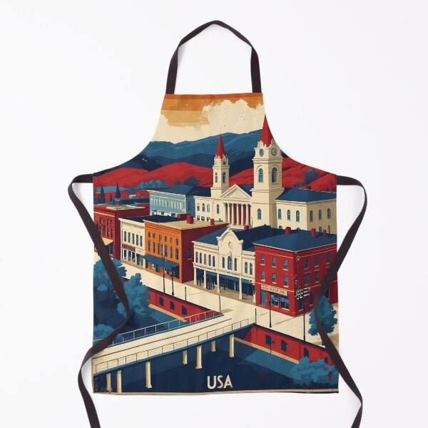 Item preview, Wellsburg West Virginia 1950s USA Vintage Travel Tourism designed and sold by TravelersGems.