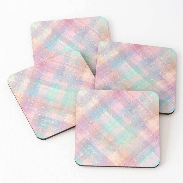 Item preview, Pastel Faux Glitter Windowpane Plaid Seamless Pattern designed and sold by Nyx Creates.