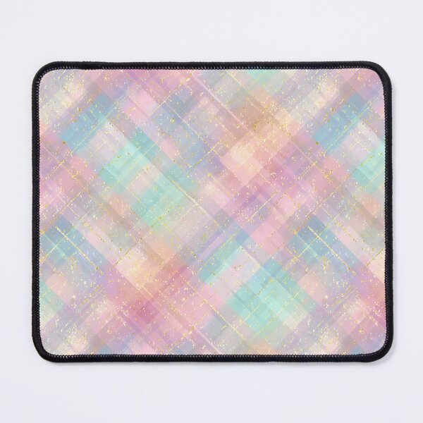 Item preview, Pastel Faux Glitter Windowpane Plaid Seamless Pattern designed and sold by Nyx Creates.
