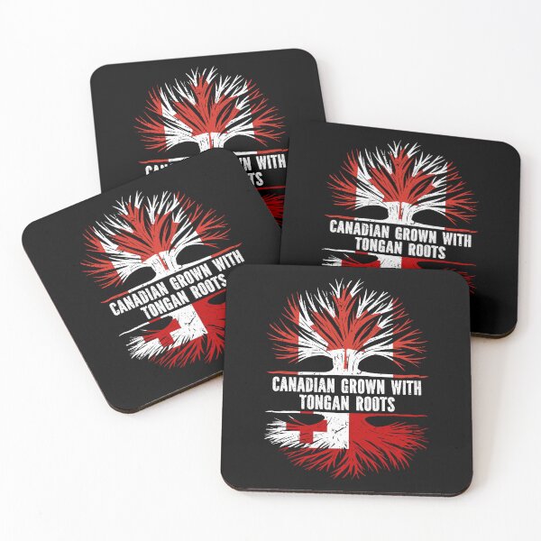 Item preview, Canadian Grown with Tongan Roots Canada Flag designed and sold by CosmoKitsch.