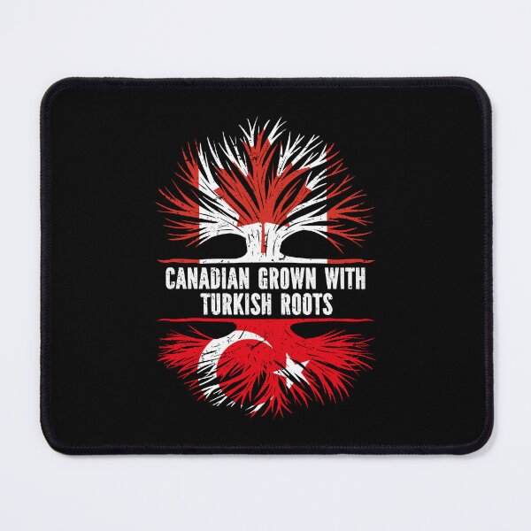 Item preview, Canadian Grown with Turkish Roots Canada Flag designed and sold by CosmoKitsch.