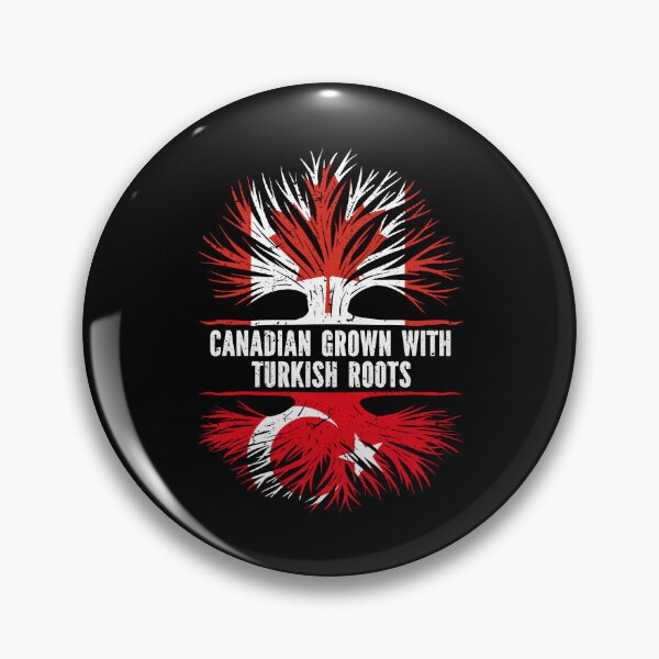 Item preview, Canadian Grown with Turkish Roots Canada Flag designed and sold by CosmoKitsch.