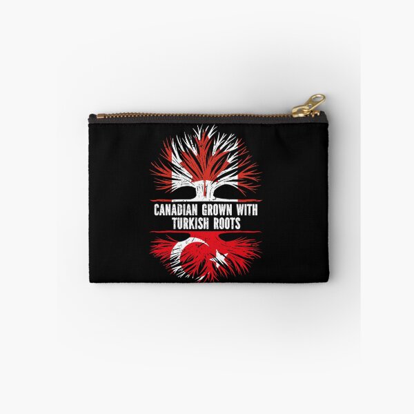 Item preview, Canadian Grown with Turkish Roots Canada Flag designed and sold by CosmoKitsch.