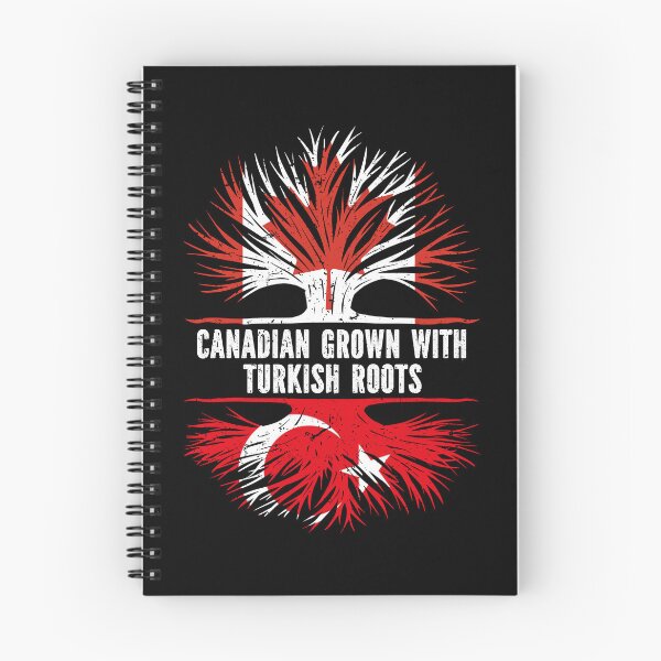 Item preview, Canadian Grown with Turkish Roots Canada Flag designed and sold by CosmoKitsch.